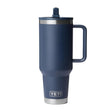 YETI Rambler 40 oz Navy BPA Free Travel Straw Mug