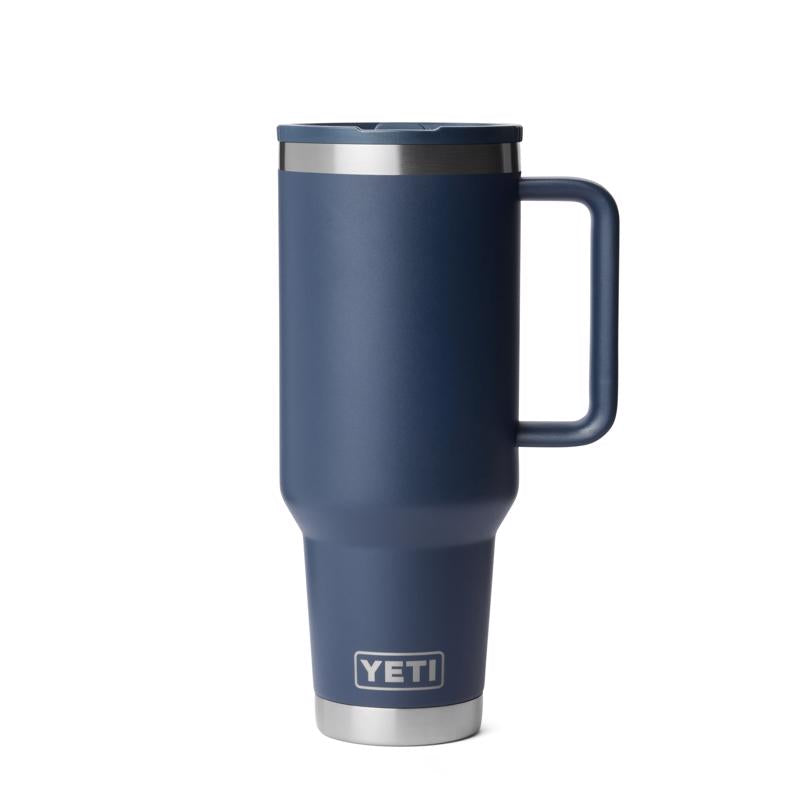 YETI Rambler 40 oz Navy BPA Free Travel Straw Mug