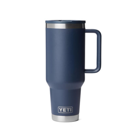 YETI Rambler 40 oz Navy BPA Free Travel Straw Mug