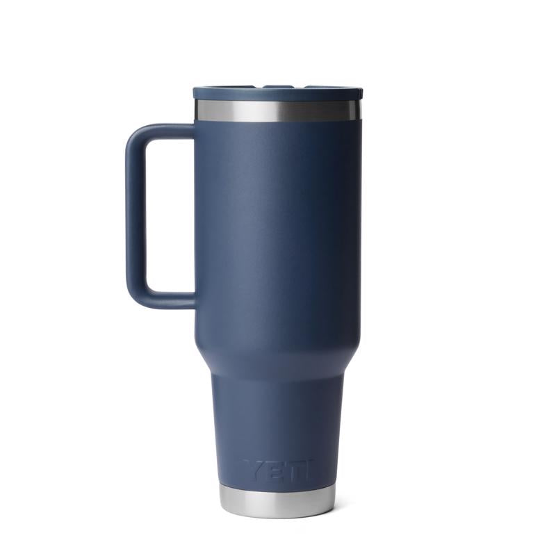 YETI Rambler 40 oz Navy BPA Free Travel Straw Mug
