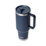 YETI Rambler 40 oz Navy BPA Free Travel Straw Mug