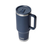 YETI Rambler 40 oz Navy BPA Free Travel Straw Mug