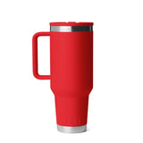 YETI Rambler 40 oz Rescue Red BPA Free Travel Straw Mug