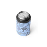 YETI Rambler 12 oz Blue Camo BPA Free Can Insulator