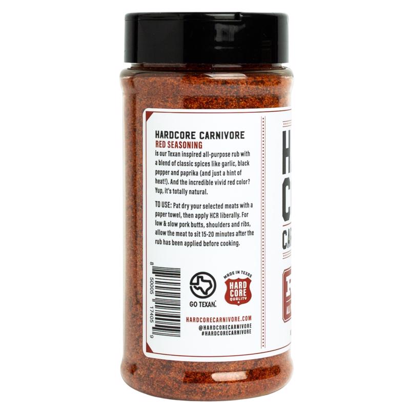 Hardcore Carnivore Red Bar-B-Q Rub/Seasoning 11 oz