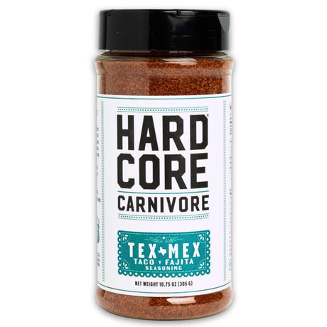 Hardcore Carnivore Tex Mex Bar-B-Q Rub/Seasoning 10.75 oz