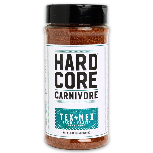 Hardcore Carnivore Tex Mex Bar-B-Q Rub/Seasoning 10.75 oz