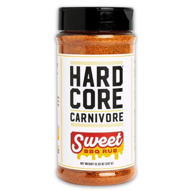 Hardcore Carnivore Sweet BBQ Bar-B-Q Rub/Seasoning 12.25 oz