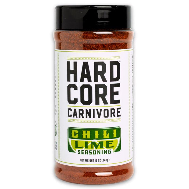 Hardcore Carnivore Chili Lime Bar-B-Q Rub/Seasoning 12 oz