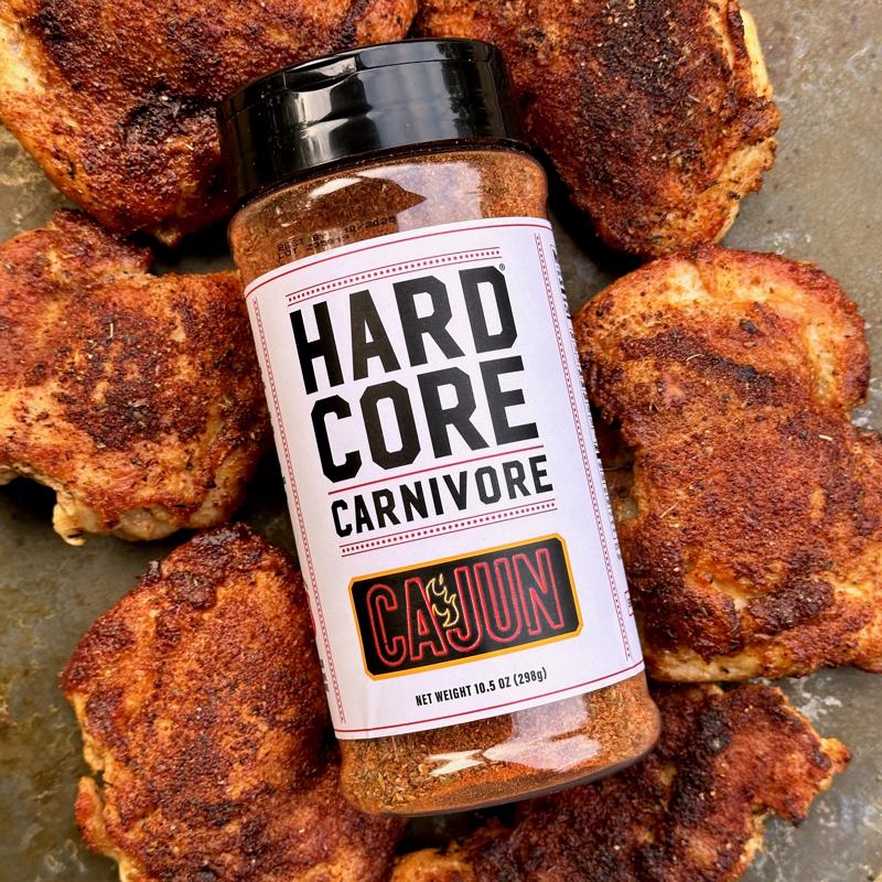 Hardcore Carnivore Cajun Bar-B-Q Rub/Seasoning 10.5 oz