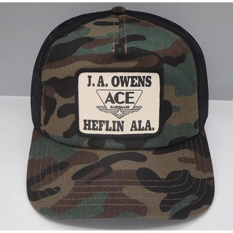 Ace Vintage Threads Baseball Cap Camo One Size Fits All