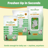 Wondurdog White Unscented All Pets Glove Wipes 8.2 oz 6 pk