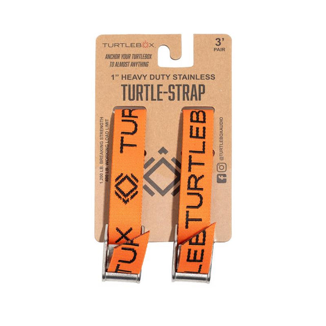Turtlebox 36 in. L Orange Tie Down Strap 400 lb 2 pk