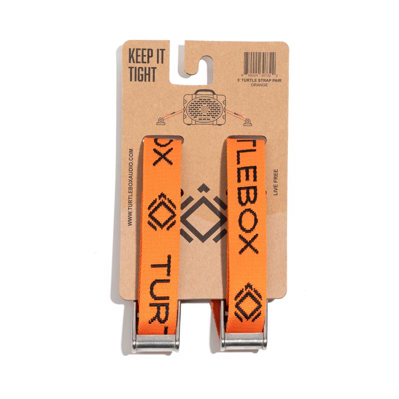 Turtlebox 36 in. L Orange Tie Down Strap 400 lb 2 pk