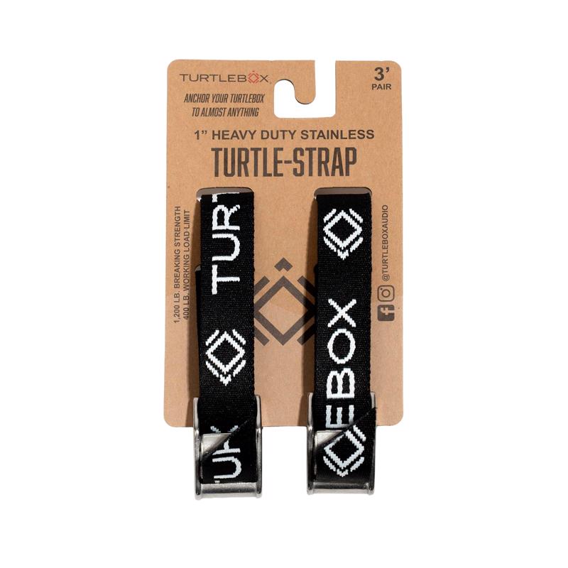 Turtlebox 36 in. L Black Tie Down Strap 400 lb 2 pk