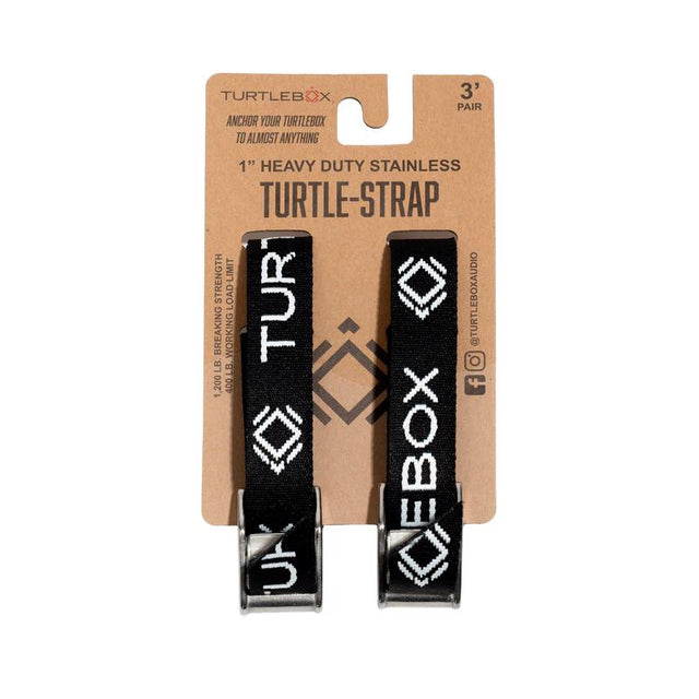 Turtlebox 36 in. L Black Tie Down Strap 400 lb 2 pk