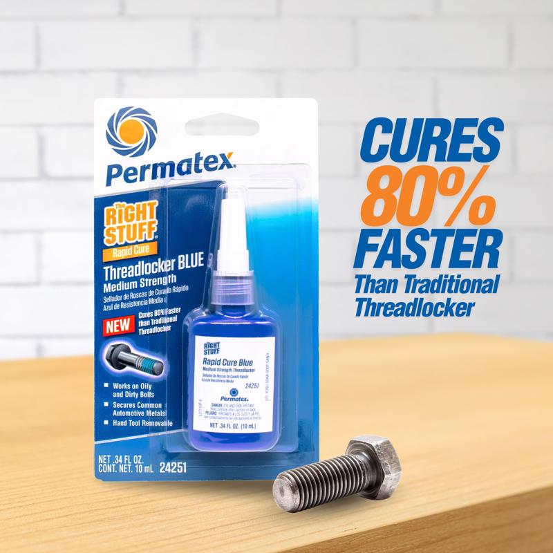 Permatex Right Stuff Blue Medium Strength Threadlocker Gel 10 ml