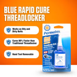 Permatex Right Stuff Blue Medium Strength Threadlocker Gel 10 ml