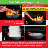 BurnBuster 5 oz Fire Suppressant Sachet For Kitchen