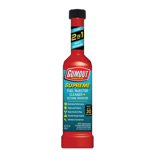 Gumout Supreme Gasoline Fuel Injector Cleaner 10 oz