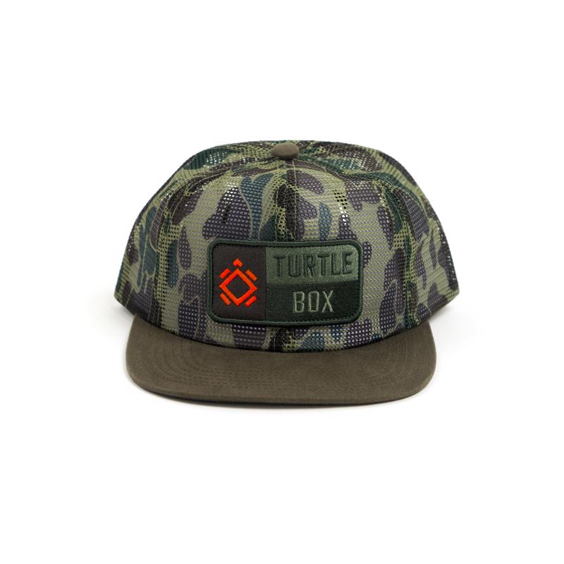 Turtlebox Camo Hat Green One Size Fits All