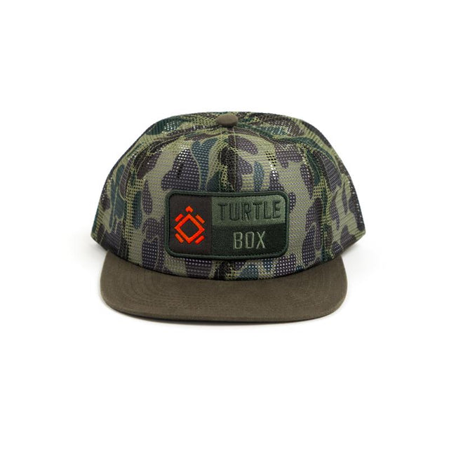 Turtlebox Camo Hat Green One Size Fits All