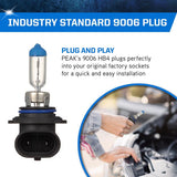 Peak Power Vision Halogen Forward Lighting Automotive Bulb 9006