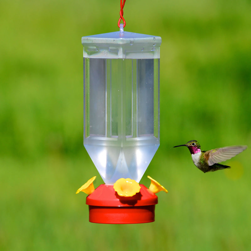 Perky-Pet Hummingbird 18 oz Plastic Lantern Nectar Feeder 4 ports
