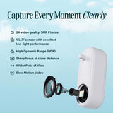 Bird Buddy Hummingbird 1.75 cups Plastic Smart-Enabled Smart Solar Camera Bird Feeder 3 ports