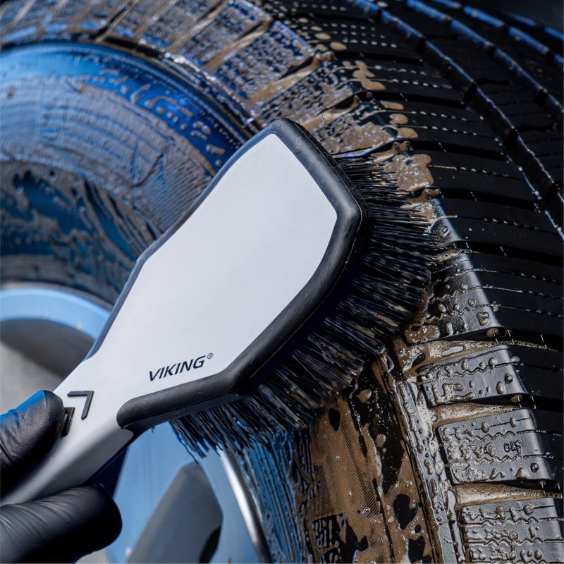 Viking 10.3 in. Stiff Tire Brush 1 pk