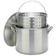 POT W/LID&BSKT ALUM 80QT