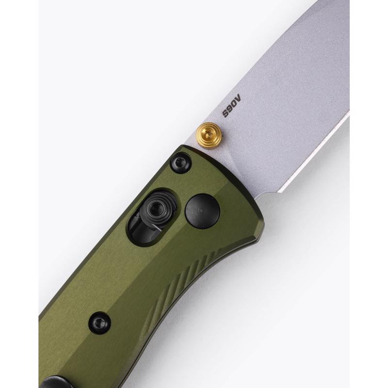 Benchmade Woodland Green S90V Stainless Steel > 6 in. Folding Knife