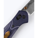 Benchmade Blue Denim M390 Stainless Steel > 6 in. Folding Knife