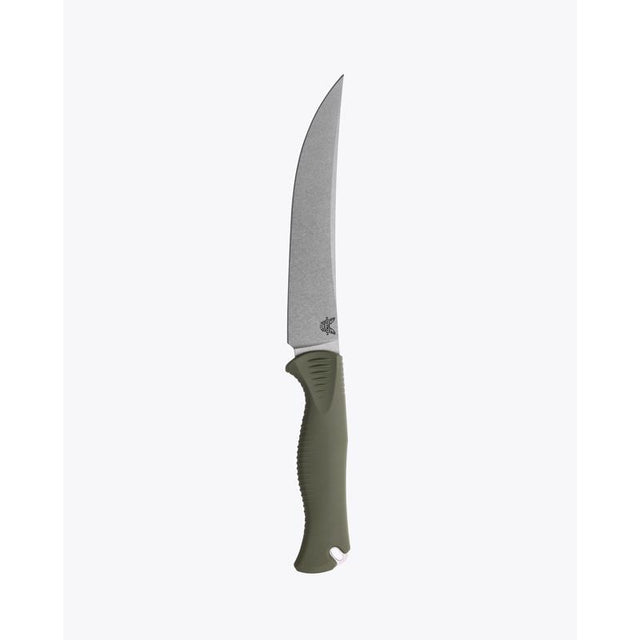 Benchmade Dark Olive 154CM Stainless Steel > 6 in. Santoprene Fixed Hunting Knife