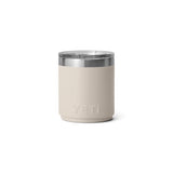 YETI Rambler 10 oz Cape Taupe BPA Free Ceramic Lined Stackable Lowball Tumbler with MagSlider Lid