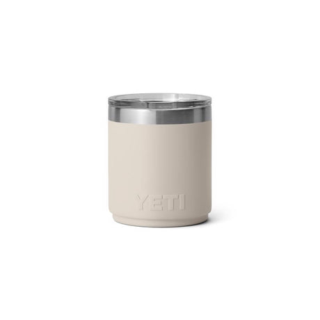 YETI Rambler 10 oz Cape Taupe BPA Free Ceramic Lined Stackable Lowball Tumbler with MagSlider Lid