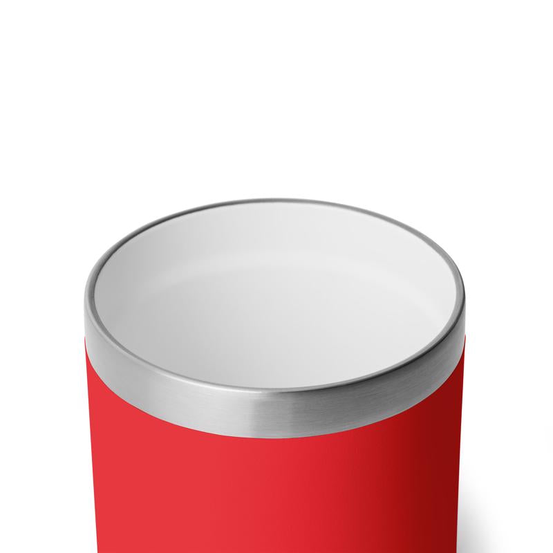 YETI Rambler 10 oz Rescue Red BPA Free Ceramic Lined Stackable Lowball Tumbler with MagSlider Lid