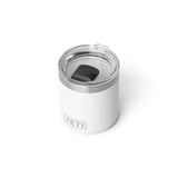 YETI Rambler 10 oz White BPA Free Ceramic Lined Stackable Lowball Tumbler with MagSlider Lid