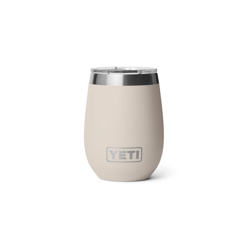YETI Rambler 10 oz Cape Taupe BPA Free Ceramic Lined Wine Tumbler with MagSlider Lid