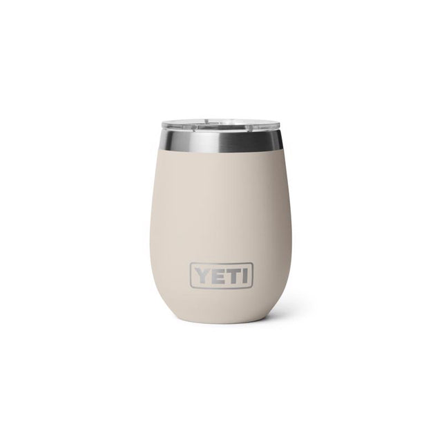 YETI Rambler 10 oz Cape Taupe BPA Free Ceramic Lined Wine Tumbler with MagSlider Lid