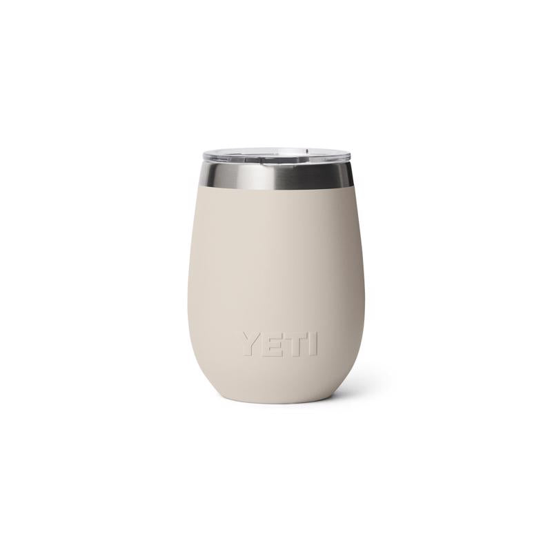 YETI Rambler 10 oz Cape Taupe BPA Free Ceramic Lined Wine Tumbler with MagSlider Lid