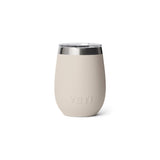 YETI Rambler 10 oz Cape Taupe BPA Free Ceramic Lined Wine Tumbler with MagSlider Lid