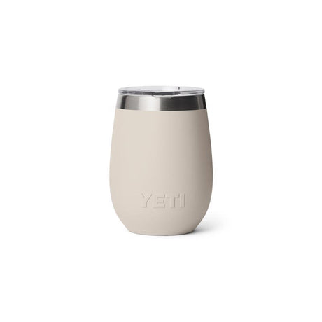 YETI Rambler 10 oz Cape Taupe BPA Free Ceramic Lined Wine Tumbler with MagSlider Lid