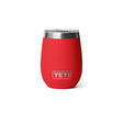 YETI Rambler 10 oz Rescue Red BPA Free Ceramic Lined Wine Tumbler with MagSlider Lid