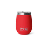YETI Rambler 10 oz Rescue Red BPA Free Ceramic Lined Wine Tumbler with MagSlider Lid