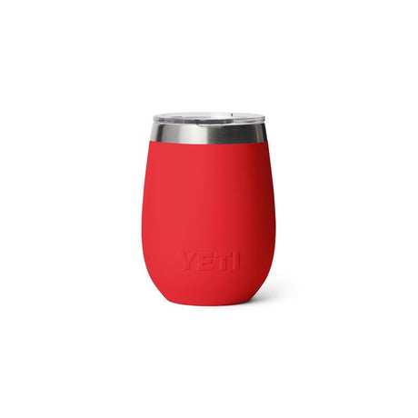 YETI Rambler 10 oz Rescue Red BPA Free Ceramic Lined Wine Tumbler with MagSlider Lid