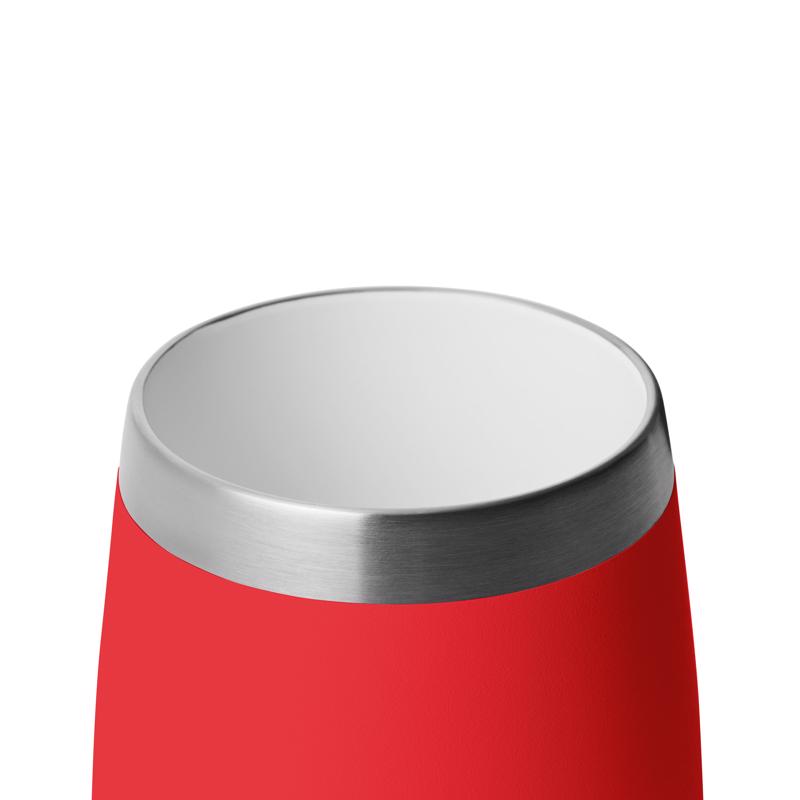 YETI Rambler 10 oz Rescue Red BPA Free Ceramic Lined Wine Tumbler with MagSlider Lid