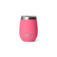 YETI Rambler 10 oz Tropical Pink BPA Free Ceramic Lined Wine Tumbler with MagSlider Lid