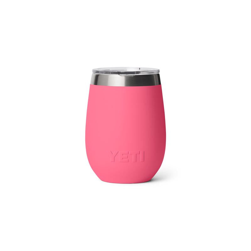 YETI Rambler 10 oz Tropical Pink BPA Free Ceramic Lined Wine Tumbler with MagSlider Lid