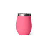 YETI Rambler 10 oz Tropical Pink BPA Free Ceramic Lined Wine Tumbler with MagSlider Lid